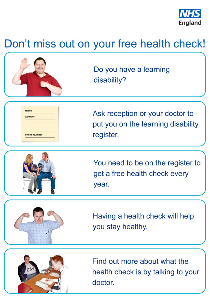 nhs free health check leaflet
